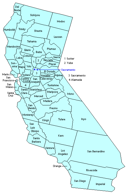 California County Map